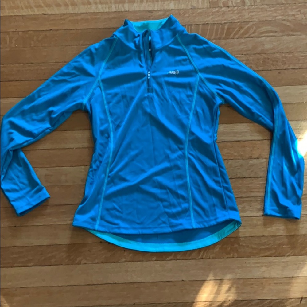 Blue athletic top